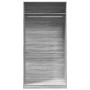 Armario de madera contrachapada gris Sonoma 100x50x200 cm en Armarios roperos | Comprar online en Foru.es