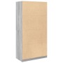 Armario de madera contrachapada gris Sonoma 100x50x200 cm en Armarios roperos | Comprar online en Foru.es