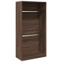 Armario madera contrachapada color roble marrón 100x50x200 cm en Armarios roperos | Comprar online en Foru.es