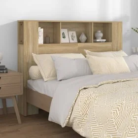 Mueble cabecero color roble Sonoma 140x18,5x104,5 cm de vidaXL, Cabeceros y pies de cama - Ref: Foro24-811928, Precio: 60,97 ...