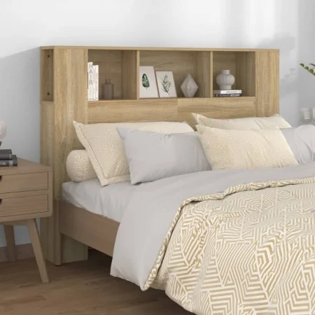 Mueble cabecero color roble Sonoma 140x18,5x104,5 cm de vidaXL, Cabeceros y pies de cama - Ref: Foro24-811928, Precio: 60,97 ...