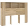 Mueble cabecero color roble Sonoma 140x18,5x104,5 cm de vidaXL, Cabeceros y pies de cama - Ref: Foro24-811928, Precio: 62,04 ...