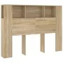 Mueble cabecero color roble Sonoma 140x18,5x104,5 cm de vidaXL, Cabeceros y pies de cama - Ref: Foro24-811928, Precio: 60,97 ...