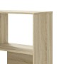 Estantería de esquina 4 niveles madera roble Sonoma 85x85x140cm en Librerías y estanterías | Comprar online en Foru.es