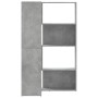 Estantería esquina 4 niveles madera gris hormigón 85x85x140 cm en Librerías y estanterías | Comprar online en Foru.es