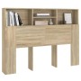 Mueble cabecero color roble Sonoma 140x19x103,5 cm de vidaXL, Cabeceros y pies de cama - Ref: Foro24-811865, Precio: 66,97 €,...