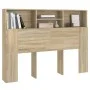 Mueble cabecero color roble Sonoma 140x19x103,5 cm de vidaXL, Cabeceros y pies de cama - Ref: Foro24-811865, Precio: 65,00 €,...
