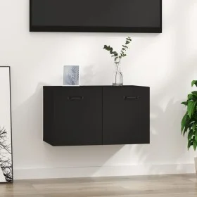 Black plywood wall cabinet 60x36.5x35 cm by vidaXL, Lockers and storage cabinets - Ref: Foro24-812916, Price: 46,11 €, Discou...