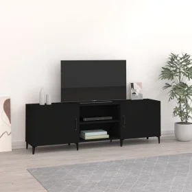 Mueble para TV madera de ingeniería negro 150x30x50 cm de vidaXL, Muebles TV - Ref: Foro24-812628, Precio: 133,66 €, Descuent...