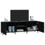 Mueble para TV madera de ingeniería negro 150x30x50 cm de vidaXL, Muebles TV - Ref: Foro24-812628, Precio: 136,85 €, Descuent...