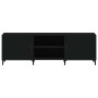 Mueble para TV madera de ingeniería negro 150x30x50 cm de vidaXL, Muebles TV - Ref: Foro24-812628, Precio: 136,85 €, Descuent...
