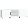 Mueble para TV madera de ingeniería blanco 150x30x50 cm de vidaXL, Muebles TV - Ref: Foro24-812627, Precio: 102,23 €, Descuen...
