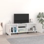 Mueble para TV madera de ingeniería blanco 150x30x50 cm de vidaXL, Muebles TV - Ref: Foro24-812627, Precio: 102,23 €, Descuen...