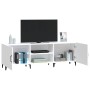 Mueble para TV madera de ingeniería blanco 150x30x50 cm de vidaXL, Muebles TV - Ref: Foro24-812627, Precio: 102,23 €, Descuen...