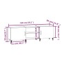 Mueble para TV madera de ingeniería blanco 150x30x50 cm de vidaXL, Muebles TV - Ref: Foro24-812627, Precio: 102,23 €, Descuen...