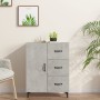 Aparador de madera de ingeniería gris hormigón 69,5x34x90 cm de vidaXL, Aparadores - Ref: Foro24-812181, Precio: 88,38 €, Des...