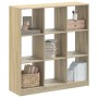 Estantería de madera de ingeniería roble Sonoma 102x32x108 cm en Librerías y estanterías | Comprar online en Foru.es