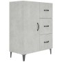 Aparador de madera de ingeniería gris hormigón 69,5x34x90 cm de vidaXL, Aparadores - Ref: Foro24-812181, Precio: 88,38 €, Des...