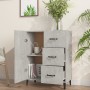 Aparador de madera de ingeniería gris hormigón 69,5x34x90 cm de vidaXL, Aparadores - Ref: Foro24-812181, Precio: 88,38 €, Des...