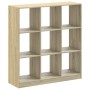 Estantería de madera de ingeniería roble Sonoma 102x32x108 cm en Librerías y estanterías | Comprar online en Foru.es