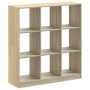 Estantería de madera de ingeniería roble Sonoma 102x32x108 cm en Librerías y estanterías | Comprar online en Foru.es