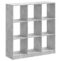 Estantería de madera de ingeniería gris hormigón 102x32x108 cm en Librerías y estanterías | Comprar online en Foru.es