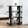 Estantería/divisor de espacios negro 100x30x123,5 cm de vidaXL, Librerías y estanterías - Ref: Foro24-811539, Precio: 61,01 €...