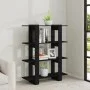 Estantería/divisor de espacios negro 100x30x123,5 cm de vidaXL, Librerías y estanterías - Ref: Foro24-811539, Precio: 61,01 €...
