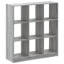 Estantería madera de ingeniería gris Sonoma 102x32x108 cm en Librerías y estanterías | Comprar online en Foru.es