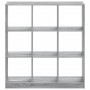 Estantería madera de ingeniería gris Sonoma 102x32x108 cm en Librerías y estanterías | Comprar online en Foru.es