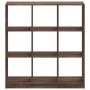 Estantería madera de ingeniería marrón roble 102x32x108 cm en Librerías y estanterías | Comprar online en Foru.es