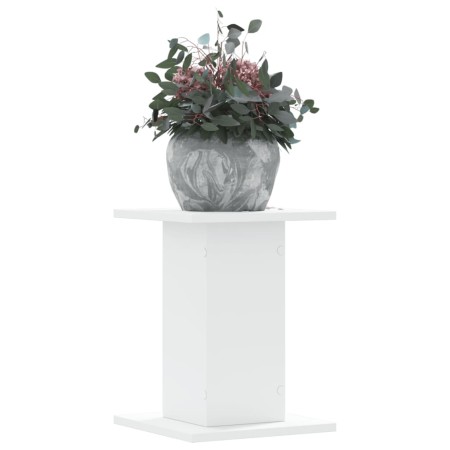 Soportes de plantas 2 uds madera ingeniería blanco 30x30x40 cm en Soportes para macetas | Comprar online en Foru.es