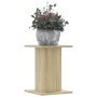 Soportes para plantas 2 uds madera roble Sonoma 30x30x40 cm en Soportes para macetas | Comprar online en Foru.es