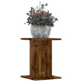 Soportes para plantas 2 uds madera roble ahumado 30x30x40 cm en Soportes para macetas | Comprar online en Foru.es