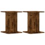 Soportes para plantas 2 uds madera roble ahumado 30x30x40 cm en Soportes para macetas | Comprar online en Foru.es
