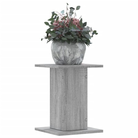 Soportes para plantas 2 uds madera gris Sonoma 30x30x40 cm en Soportes para macetas | Comprar online en Foru.es