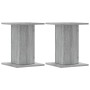 Soportes para plantas 2 uds madera gris Sonoma 30x30x40 cm en Soportes para macetas | Comprar online en Foru.es