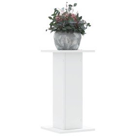Soportes de plantas 2 uds madera ingeniería blanco 30x30x60 cm en Soportes para macetas | Comprar online en Foru.es