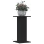 Soportes de plantas 2 uds madera ingeniería negro 30x30x60 cm en Soportes para macetas | Comprar online en Foru.es