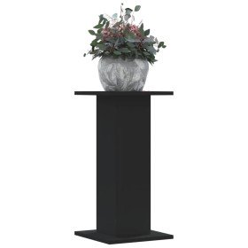 Soportes de plantas 2 uds madera ingeniería negro 30x30x60 cm en Soportes para macetas | Comprar online en Foru.es