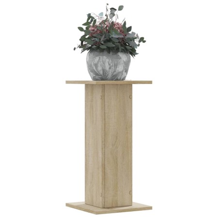 Soportes de plantas 2 uds madera roble Sonoma 30x30x60 cm en Soportes para macetas | Comprar online en Foru.es