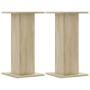 Soportes de plantas 2 uds madera roble Sonoma 30x30x60 cm en Soportes para macetas | Comprar online en Foru.es