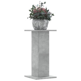 Soportes de plantas 2 uds madera gris hormigón 30x30x60 cm en Soportes para macetas | Comprar online en Foru.es