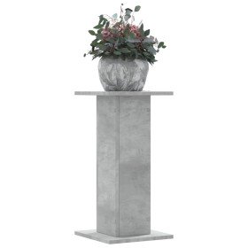 Soportes de plantas 2 uds madera gris hormigón 30x30x60 cm en Soportes para macetas | Comprar online en Foru.es