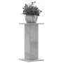 Soportes de plantas 2 uds madera gris hormigón 30x30x60 cm en Soportes para macetas | Comprar online en Foru.es