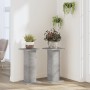 Soportes de plantas 2 uds madera gris hormigón 30x30x60 cm en Soportes para macetas | Comprar online en Foru.es