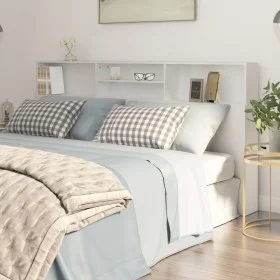 Mueble cabecero blanco 200x19x103,5 cm de vidaXL, Cabeceros y pies de cama - Ref: Foro24-811889, Precio: 80,34 €, Descuento: %
