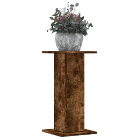 Soportes de plantas 2 uds madera roble ahumado 30x30x60 cm en Soportes para macetas | Comprar online en Foru.es