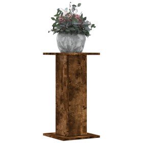 Soportes de plantas 2 uds madera roble ahumado 30x30x60 cm en Soportes para macetas | Comprar online en Foru.es