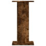 Soportes de plantas 2 uds madera roble ahumado 30x30x60 cm en Soportes para macetas | Comprar online en Foru.es